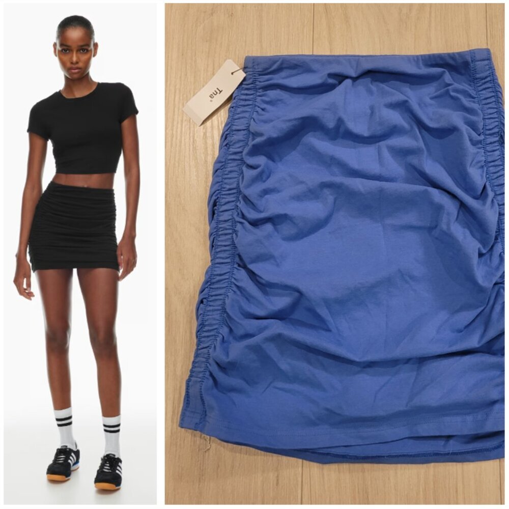 NWT TNA | Aritzia Malibu Skirt Ruched | Sz. XS